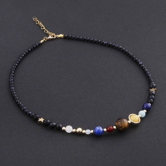 🌕New list! 🌎 Planet necklace! - Picture 2 of 6
